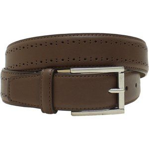 NWT Goodfellow & Co. Laser Cut Belt Brown Medium